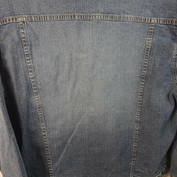 Kenneth Cole Denim Blue Long Sleeve Shirt Men's XL Casual Button Up - Picture 6 of 12